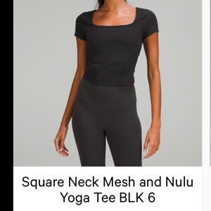 Lululemon Square Neck Tee